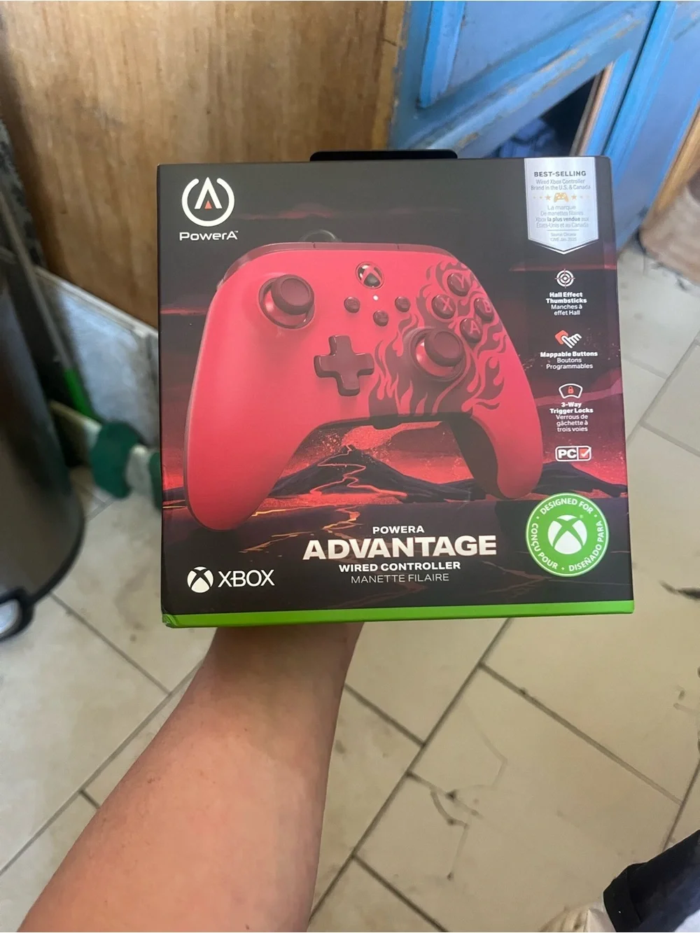 PowerA Advantage Wired Xbox Controller in Red